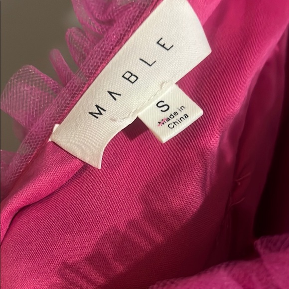 Pink Ruffled Mini Dress - Picture 6 of 6